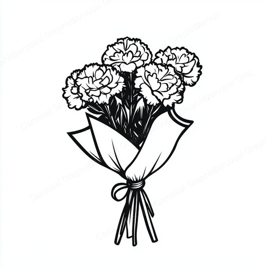 Carnation Vector Graphic preview