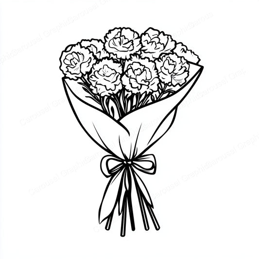 Carnation Vector Graphic preview
