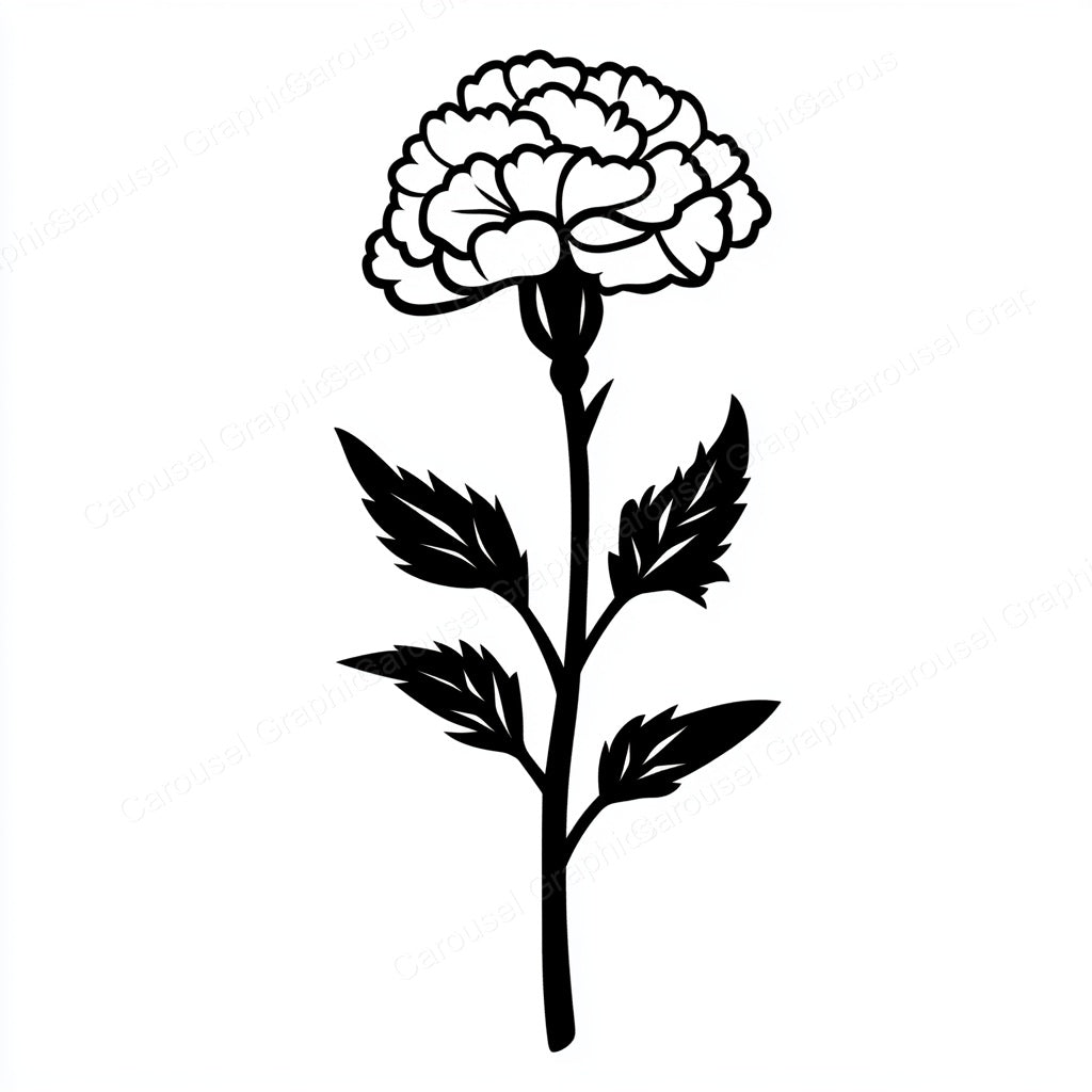 Carnation Vector Graphic preview