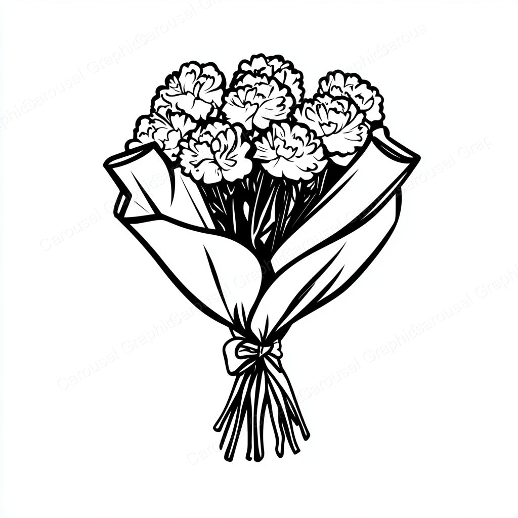 Carnation Vector Graphic preview
