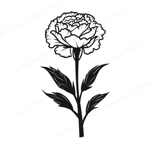 Carnation Vector Graphic preview