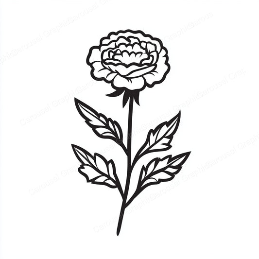 Carnation Vector Graphic preview