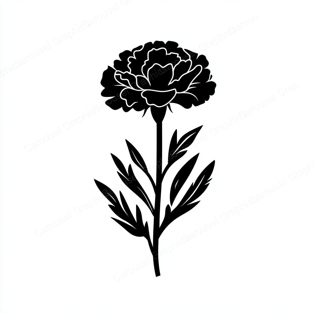 Carnation Vector Graphic preview