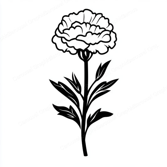 Carnation Vector Graphic preview