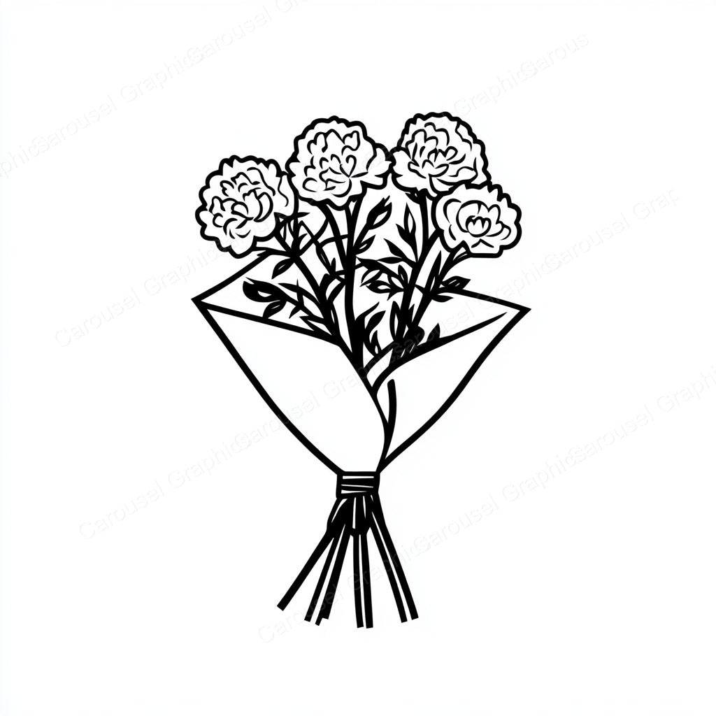 Carnation Vector Graphic preview