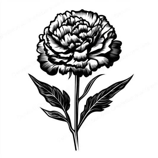 Carnation Vector Graphic preview