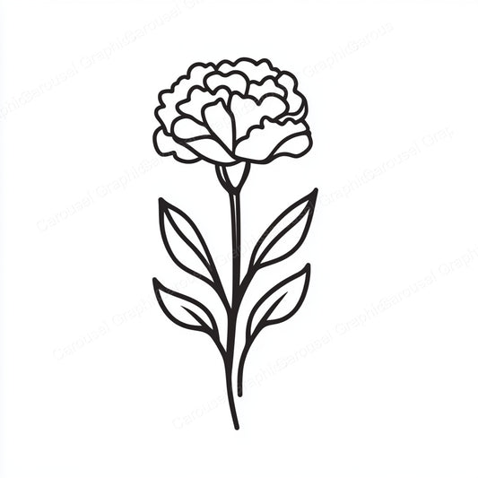 Carnation Vector Graphic preview