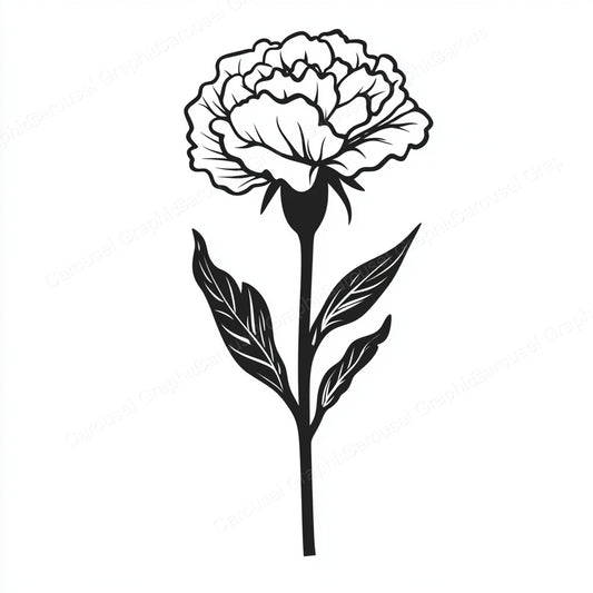 Carnation Vector Graphic preview