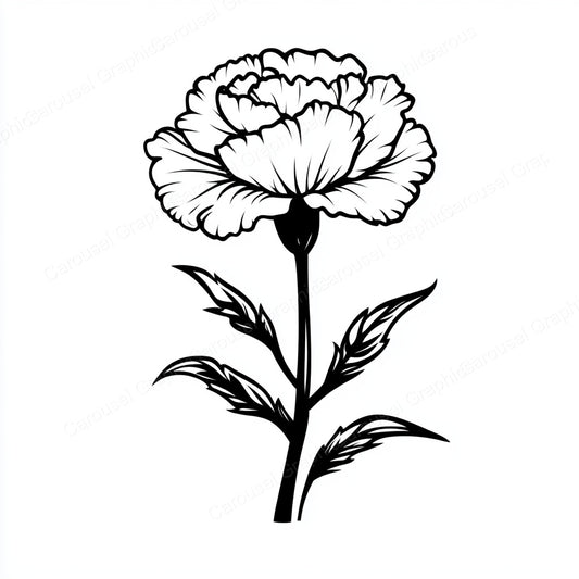 Carnation Vector Graphic preview
