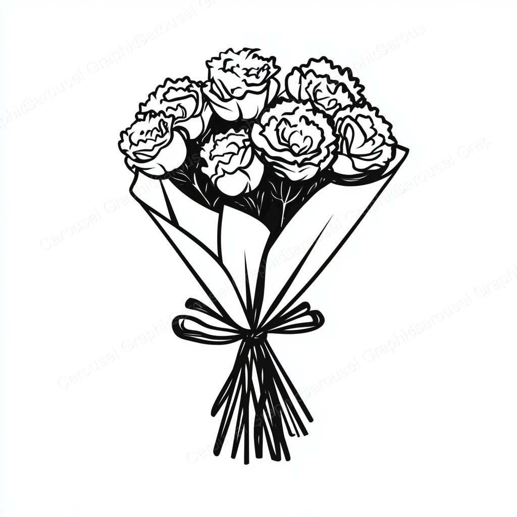 Carnation Vector Graphic preview