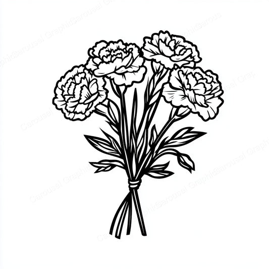Carnation Vector Graphic preview