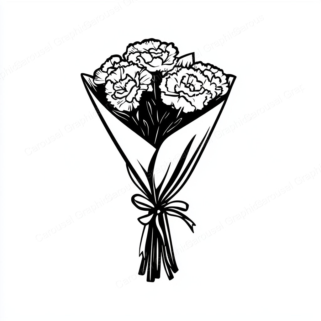 Carnation Vector Graphic preview