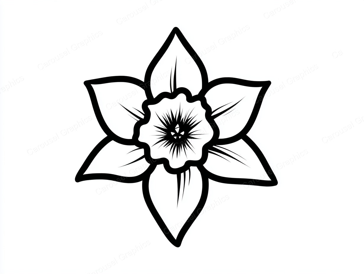 Daffodil Vector Graphic preview