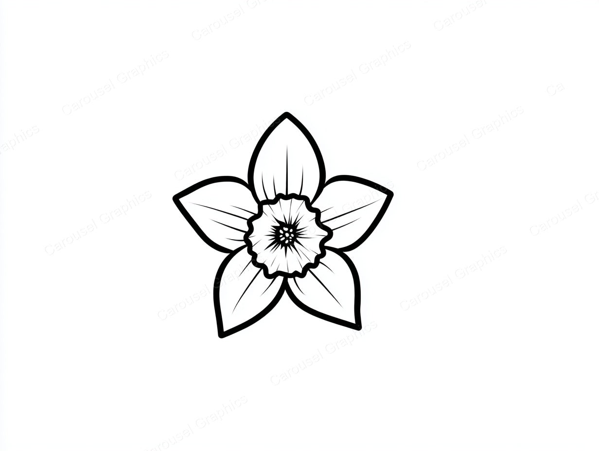 Daffodil Vector Graphic preview