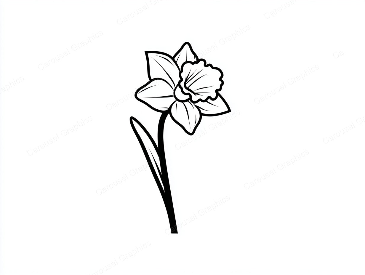 Daffodil Vector Graphic preview