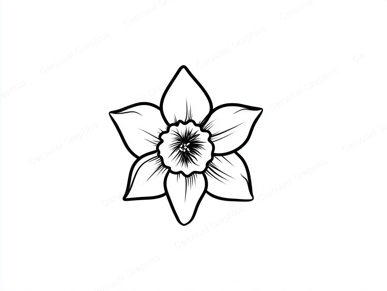 Daffodil Vector Graphic preview
