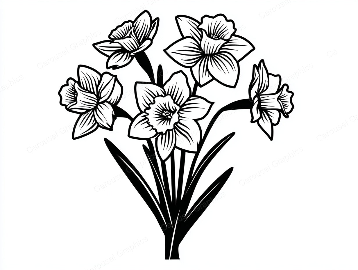 Daffodil Vector Graphic preview