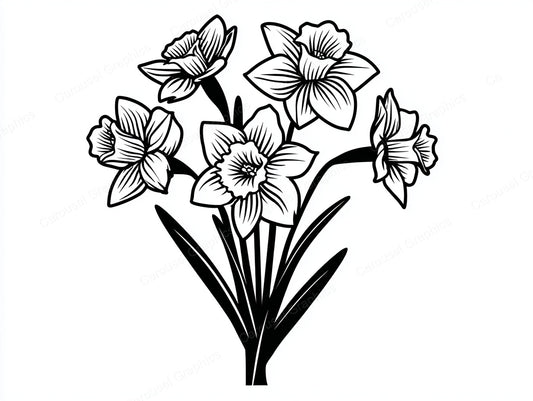 Daffodil Vector Graphic preview
