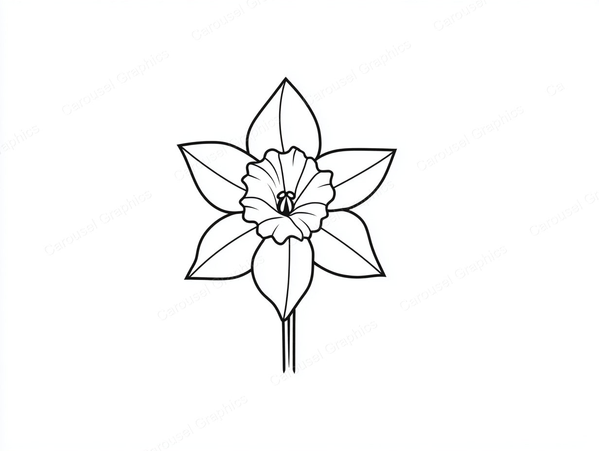 Daffodil Vector Graphic preview