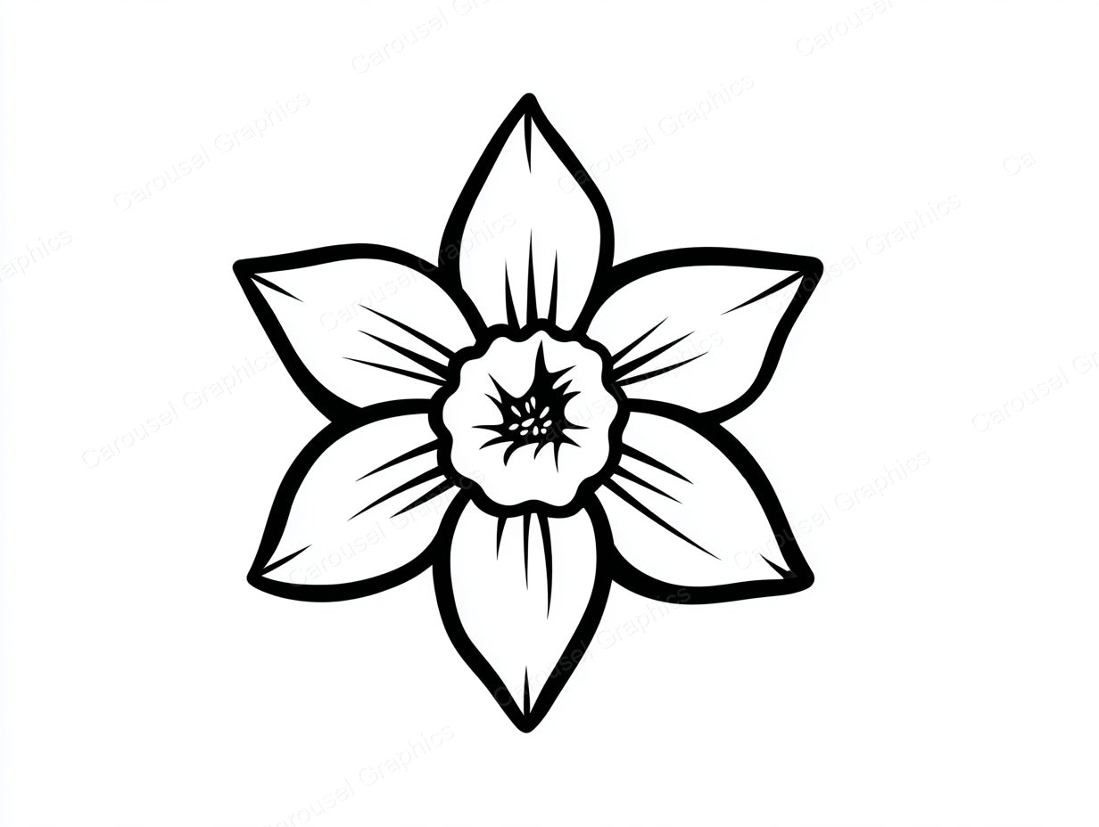 Daffodil Vector Graphic preview