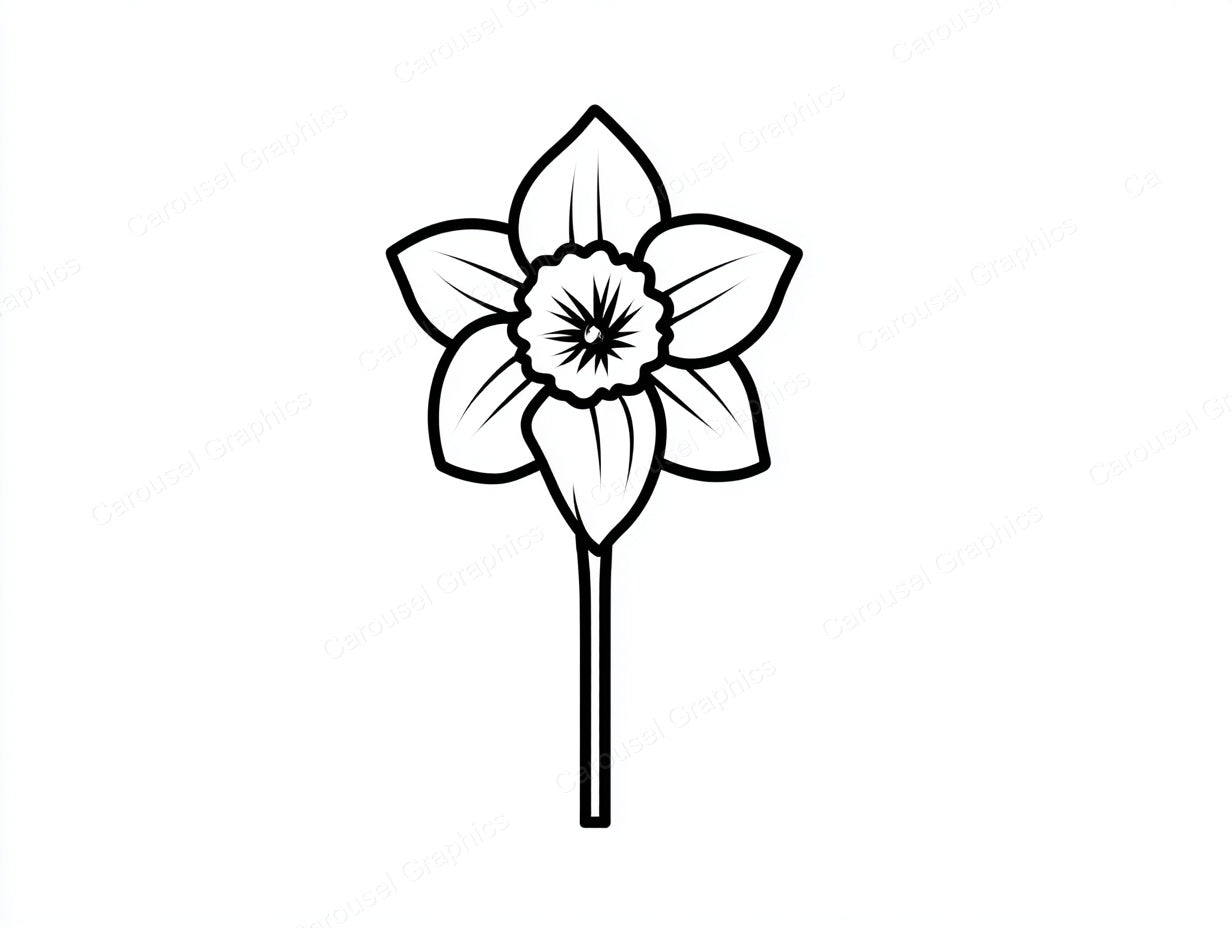 Daffodil Vector Graphic preview