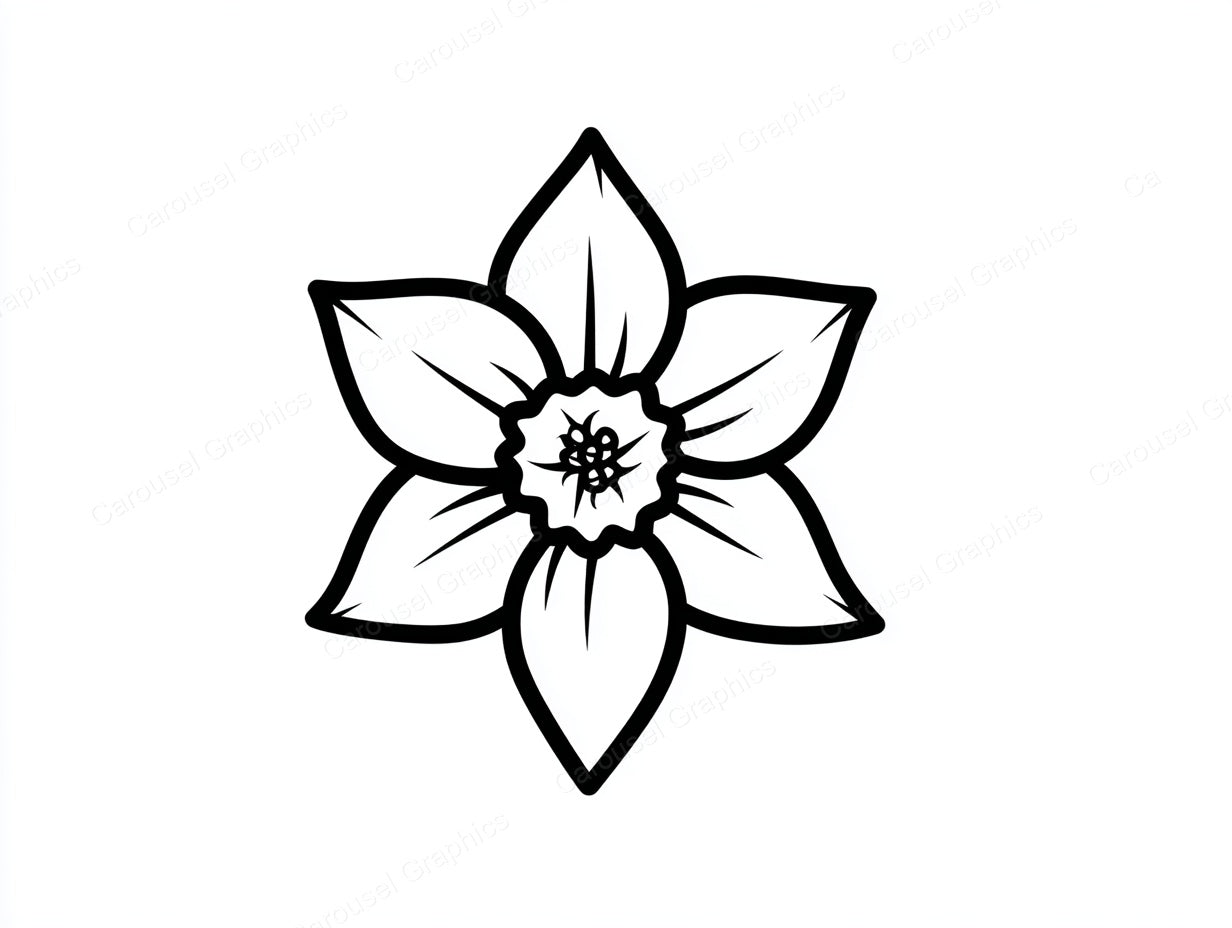 Daffodil Vector Graphic preview