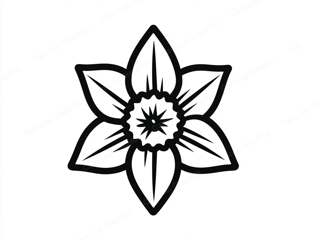 Daffodil Vector Graphic preview