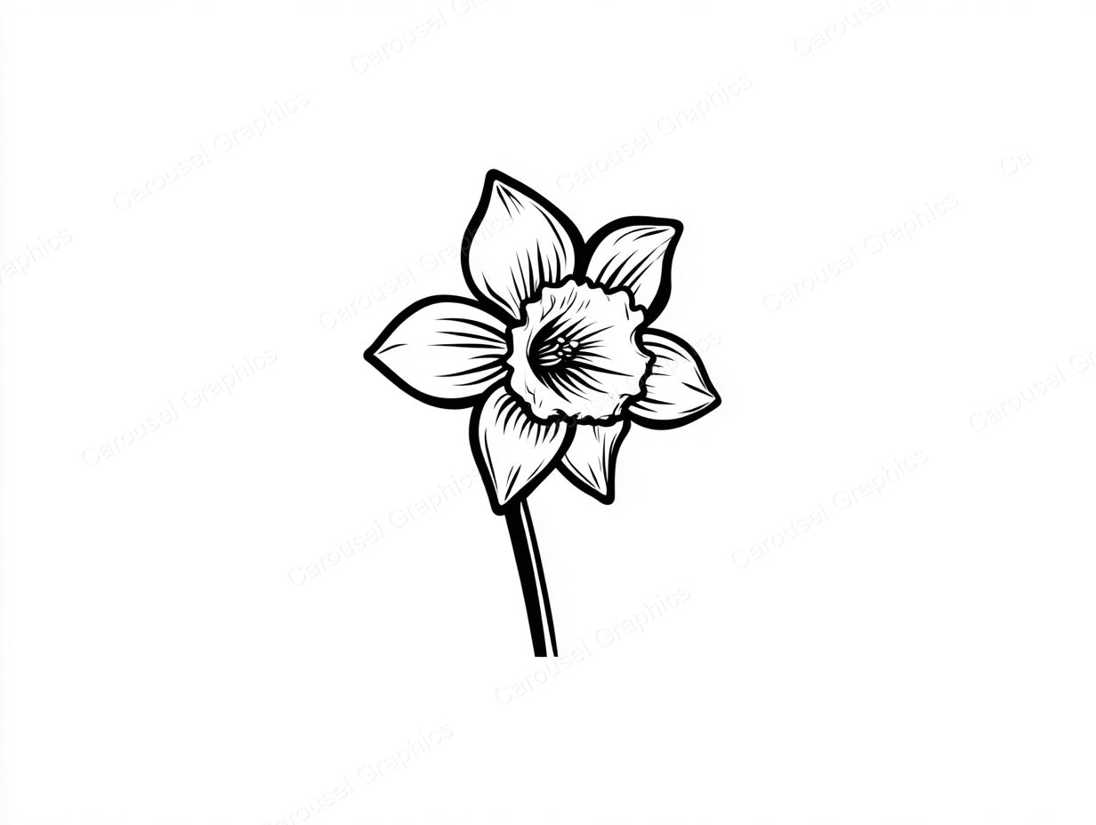 Daffodil Vector Graphic preview