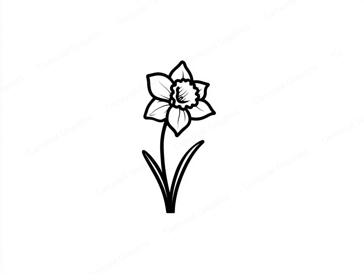 Daffodil Vector Graphic preview
