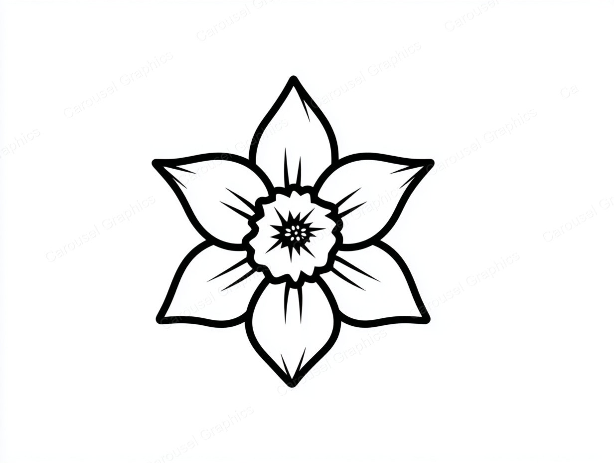Daffodil Vector Graphic preview