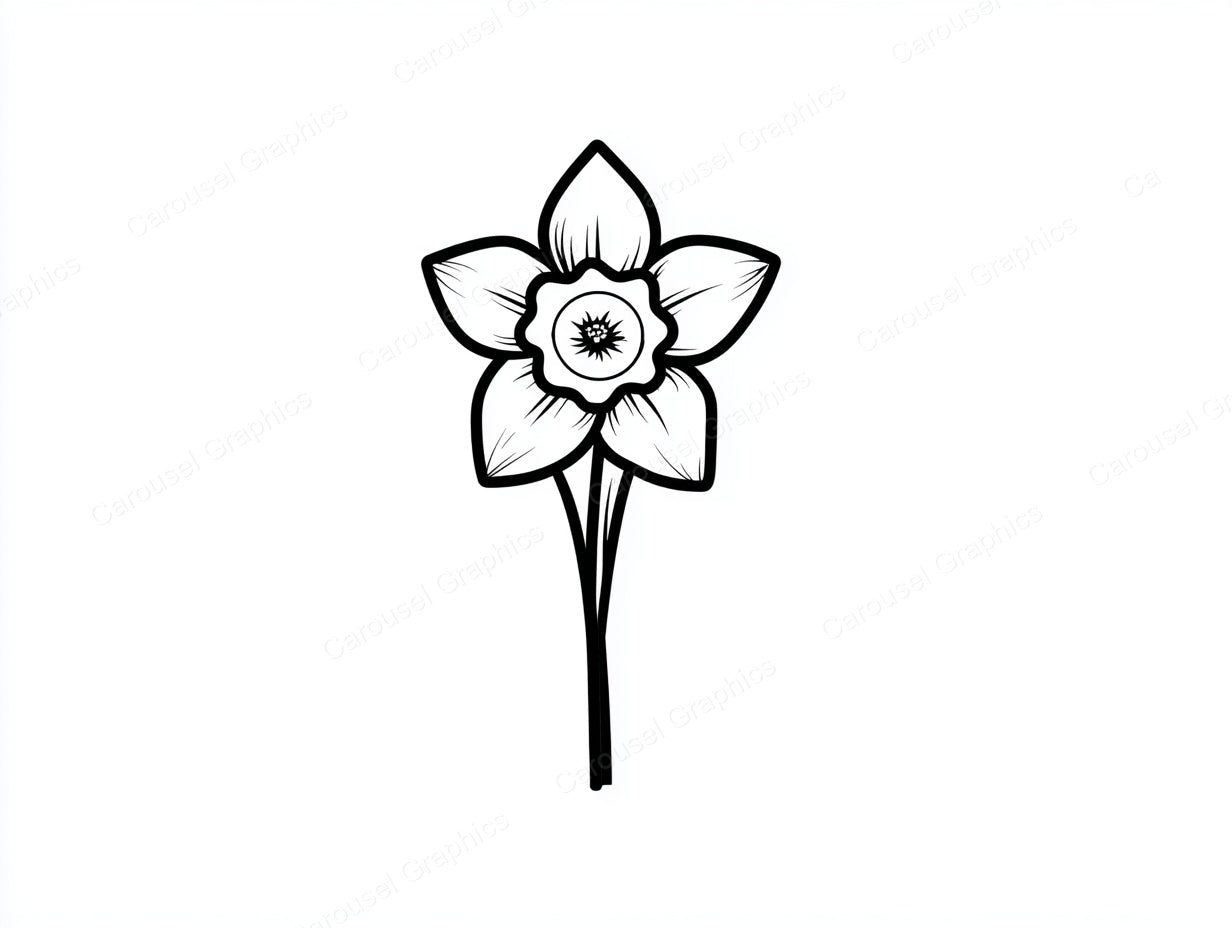 Daffodil Vector Graphic preview