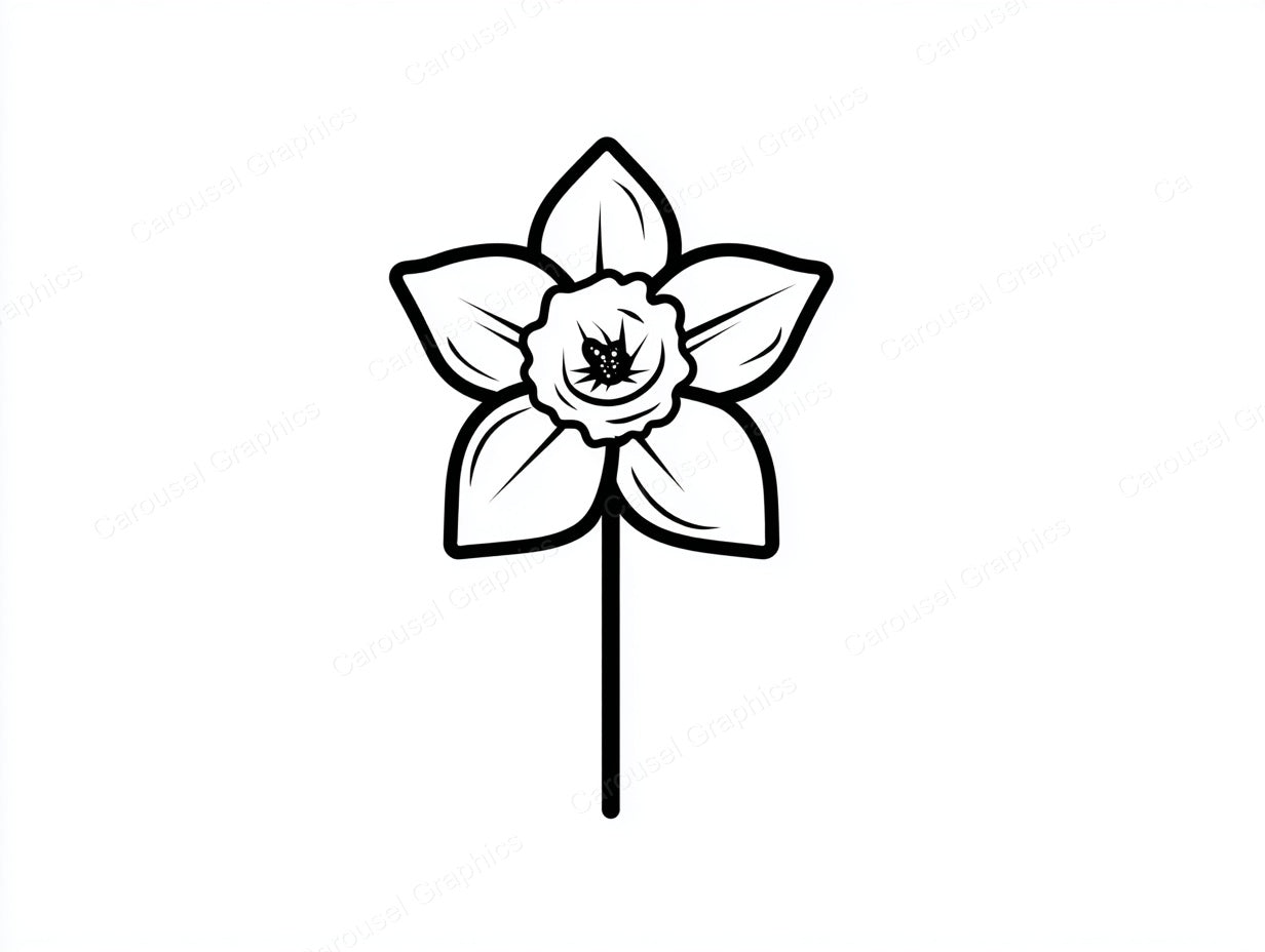 Daffodil Vector Graphic preview