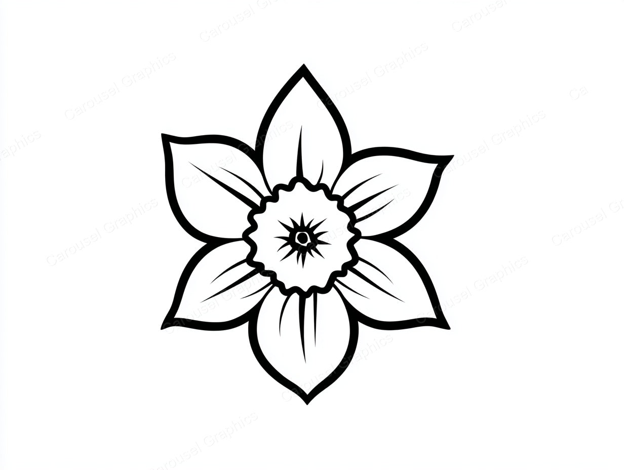 Daffodil Vector Graphic preview