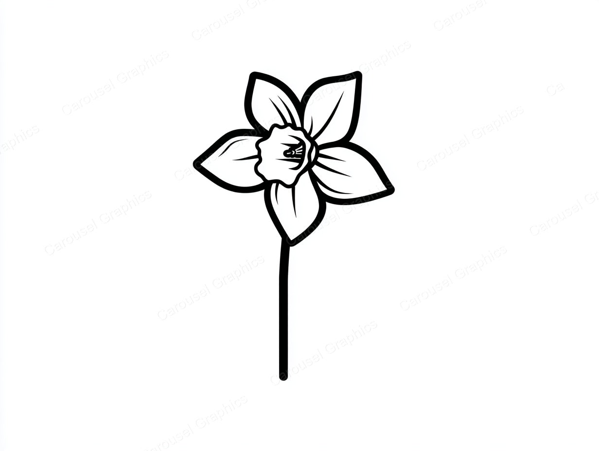 Daffodil Vector Graphic preview
