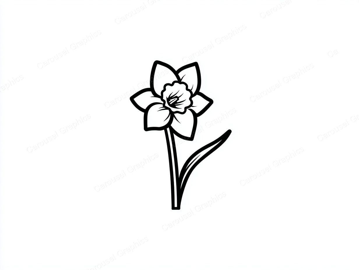 Daffodil Vector Graphic preview