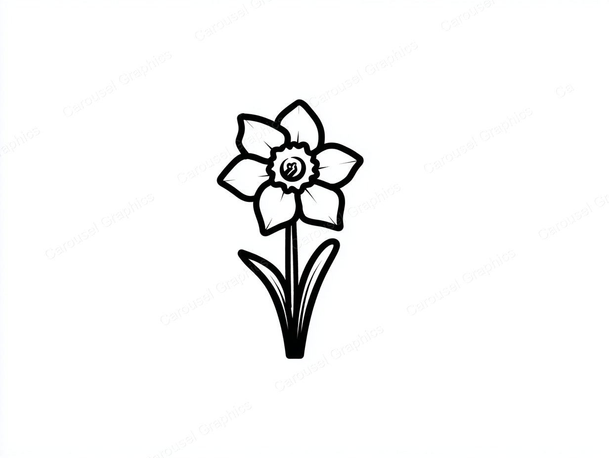Daffodil Vector Graphic preview