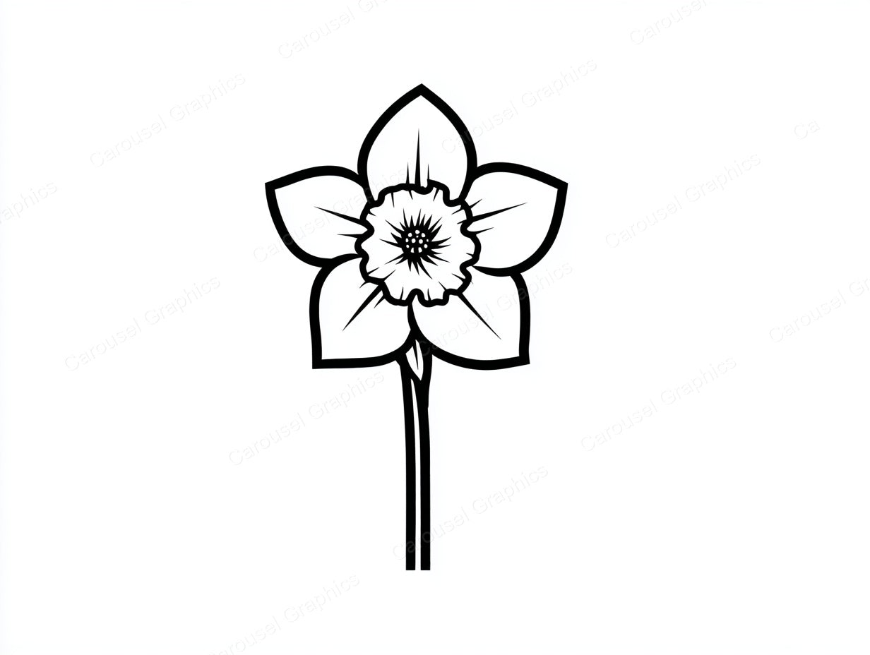 Daffodil Vector Graphic preview
