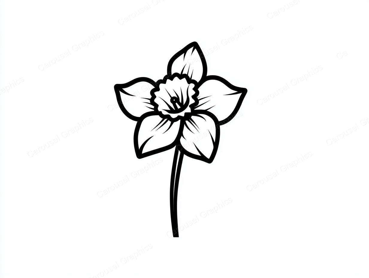 Daffodil Vector Graphic preview