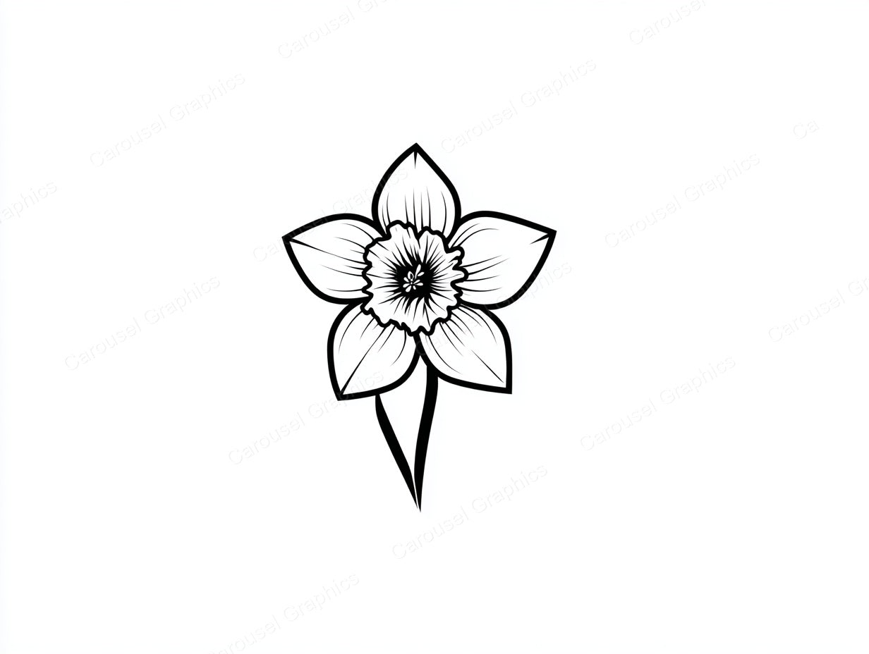 Daffodil Vector Graphic preview