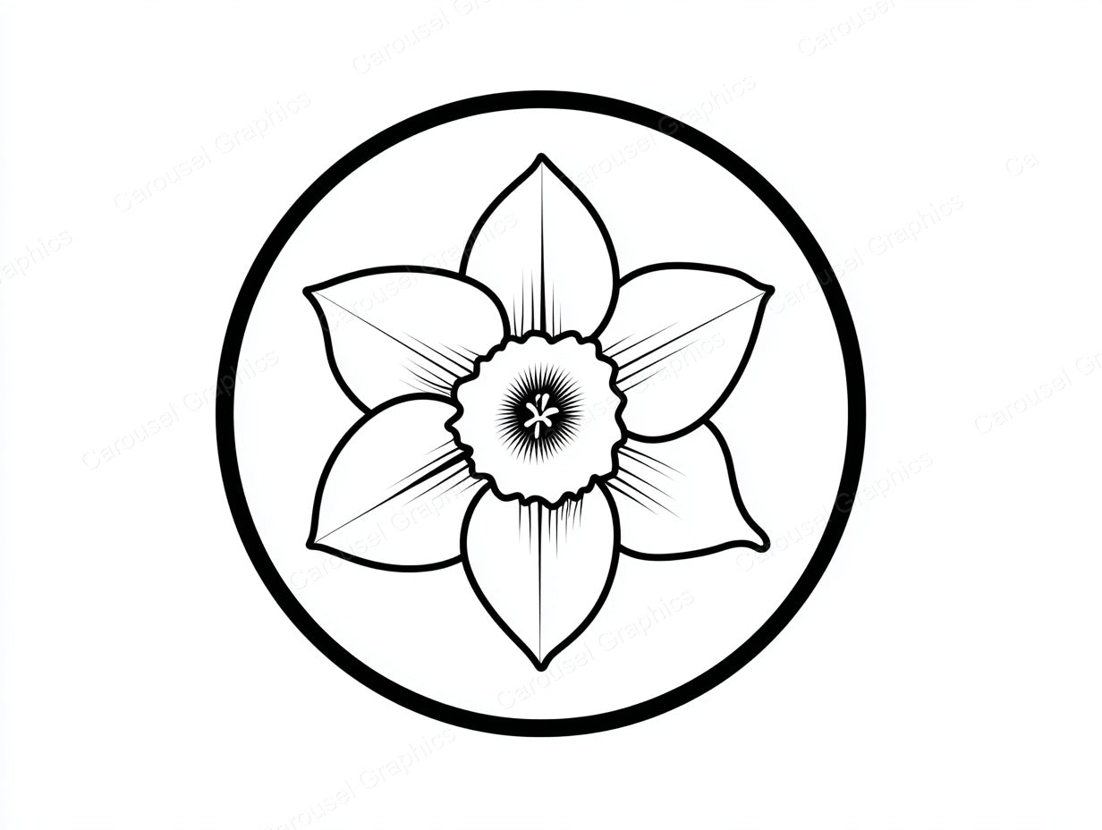 Daffodil Vector Graphic preview