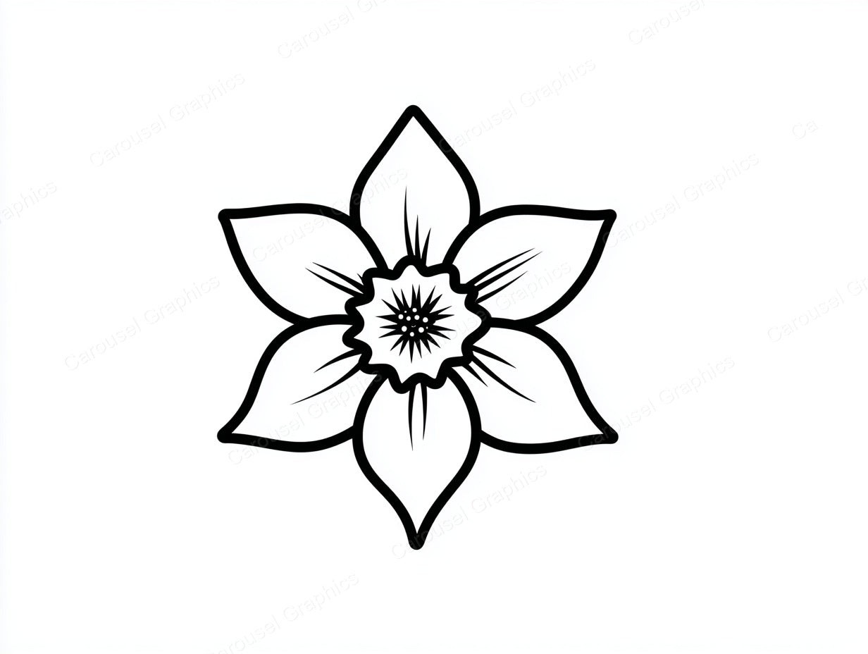 Daffodil Vector Graphic preview