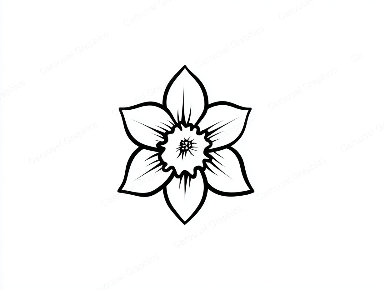 Daffodil Vector Graphic preview