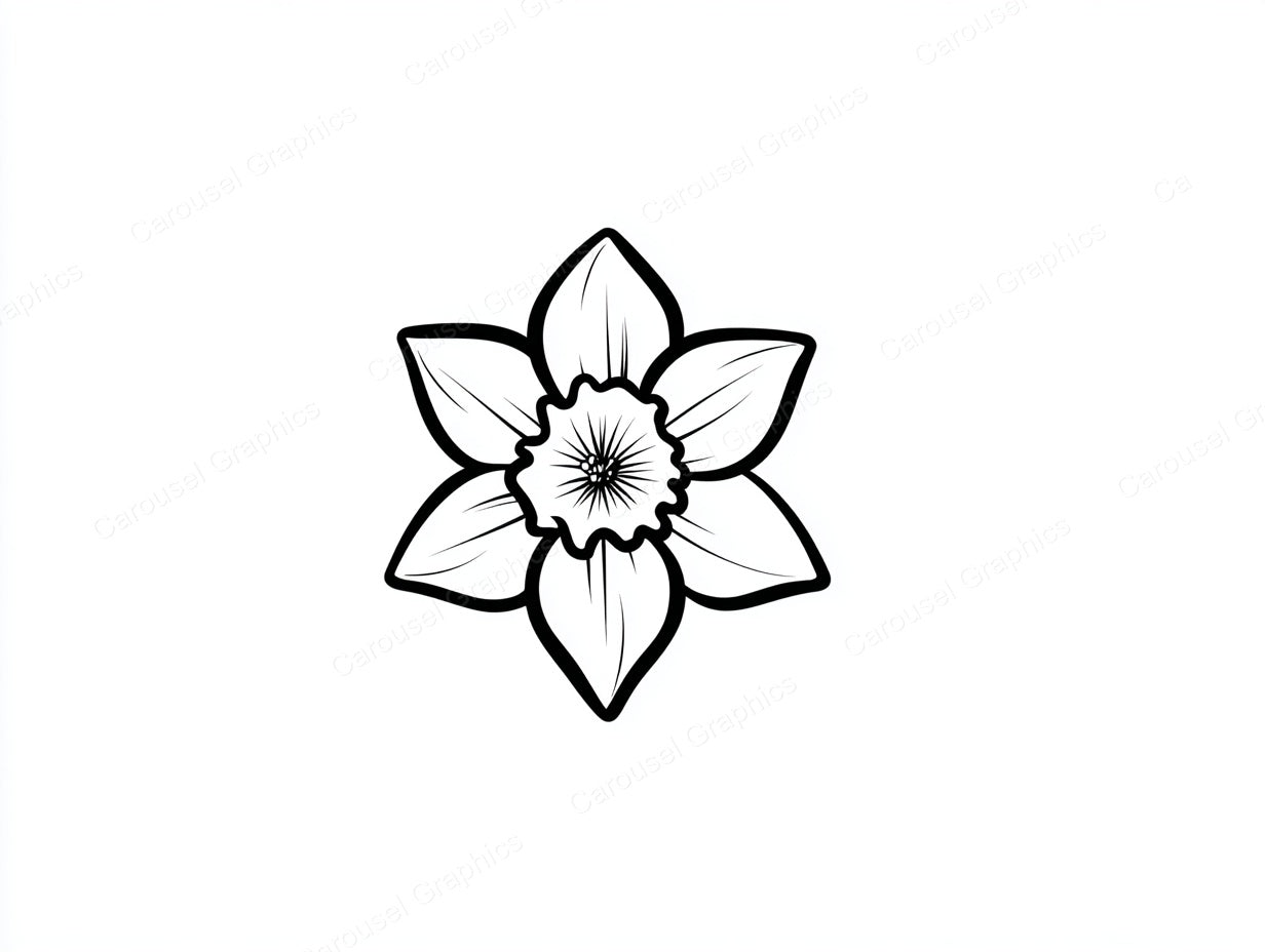 Daffodil Vector Graphic preview