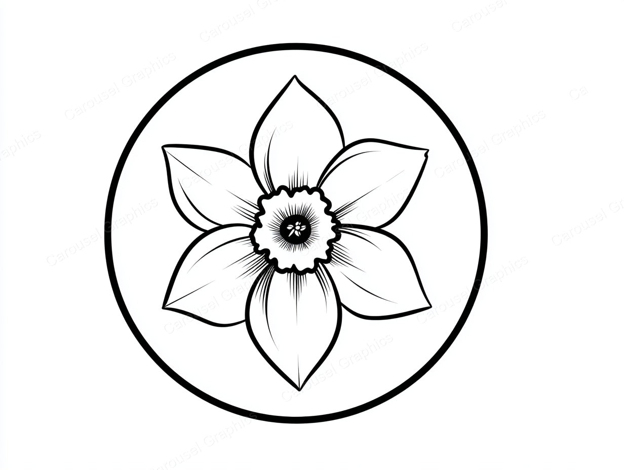 Daffodil Vector Graphic preview