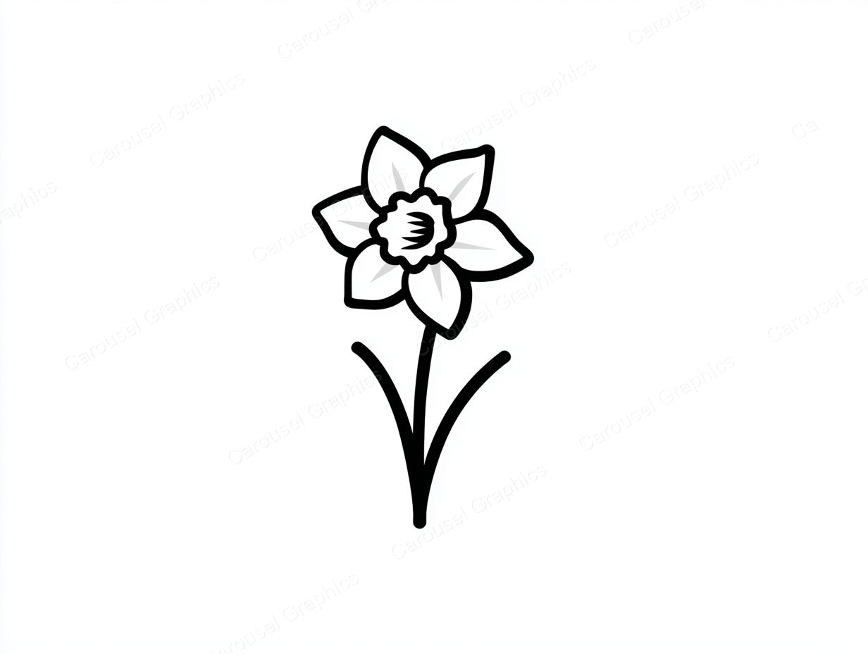 Daffodil Vector Graphic preview
