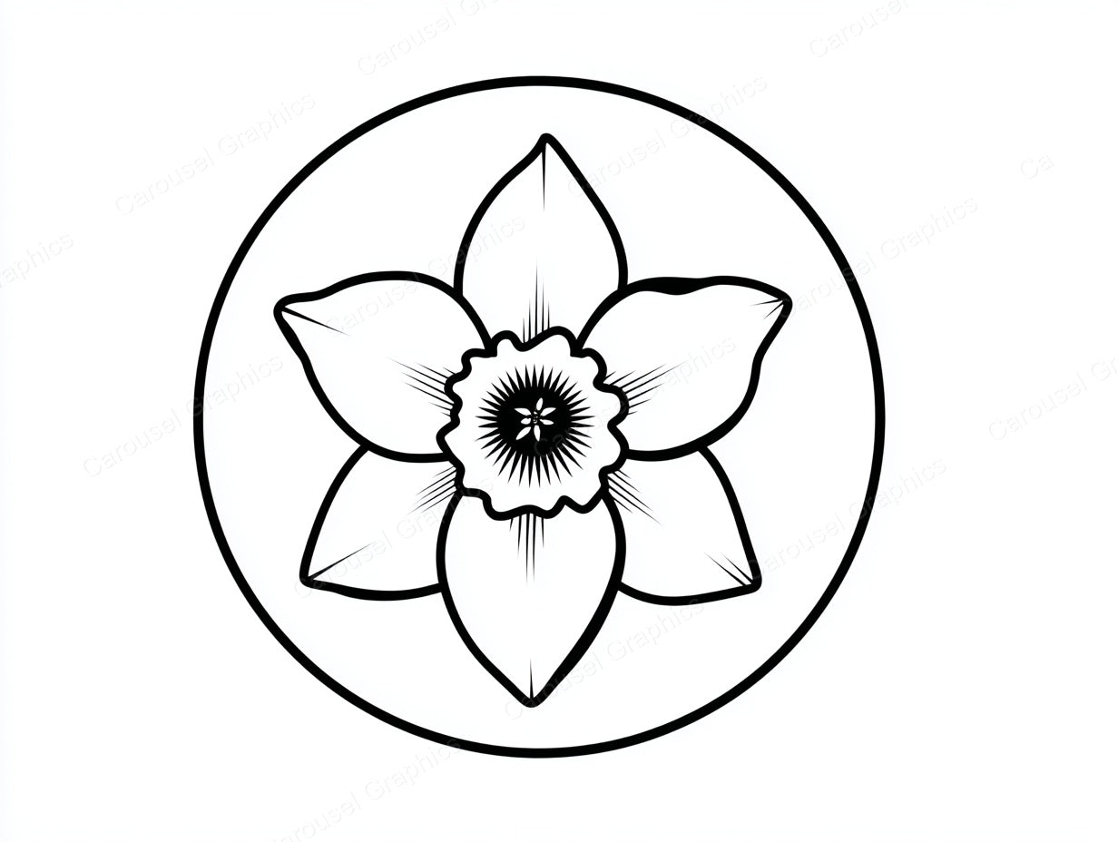 Daffodil Vector Graphic preview