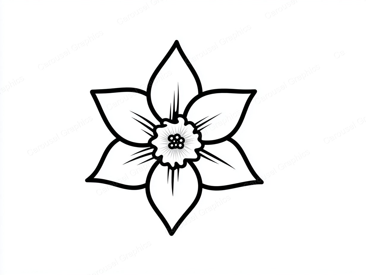 Daffodil Vector Graphic preview