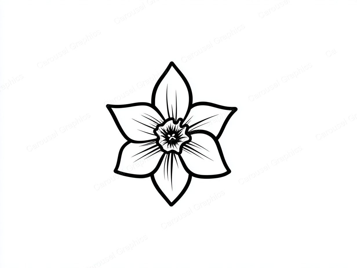 Daffodil Vector Graphic preview