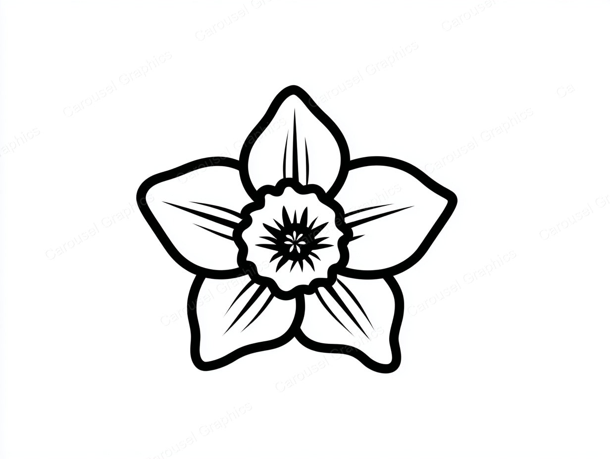 Daffodil Vector Graphic preview