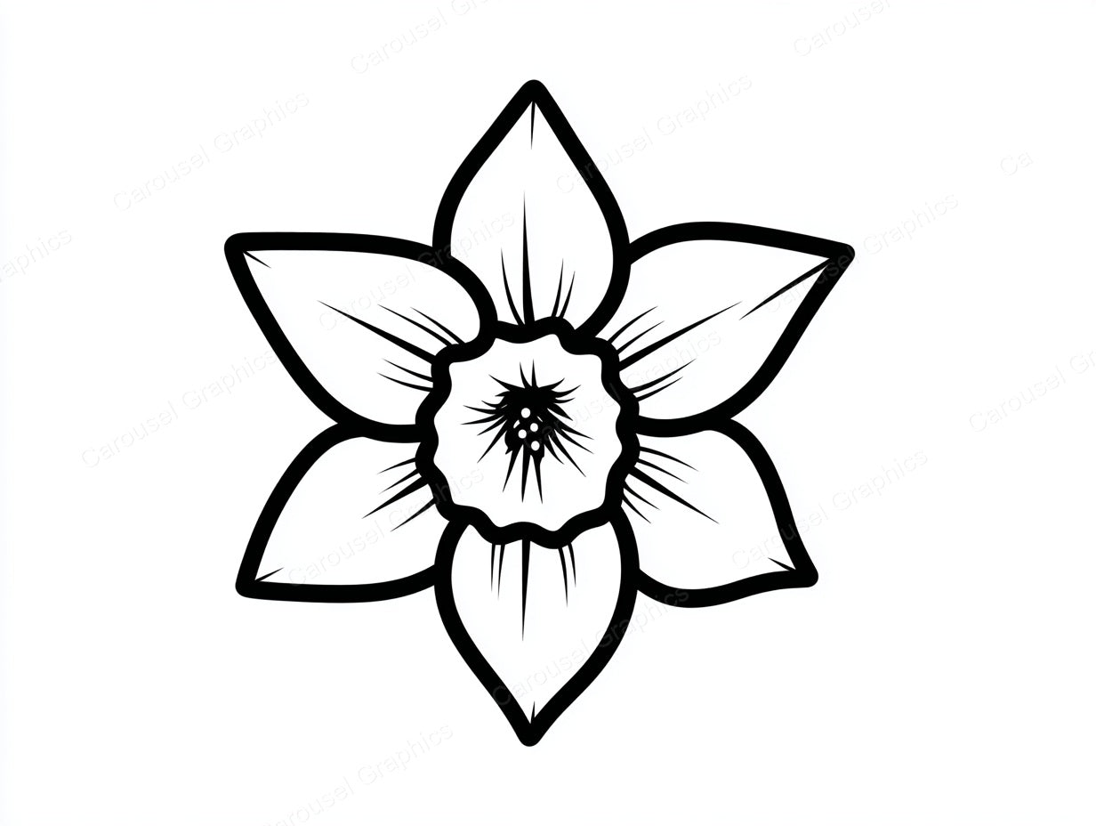 Daffodil Vector Graphic preview